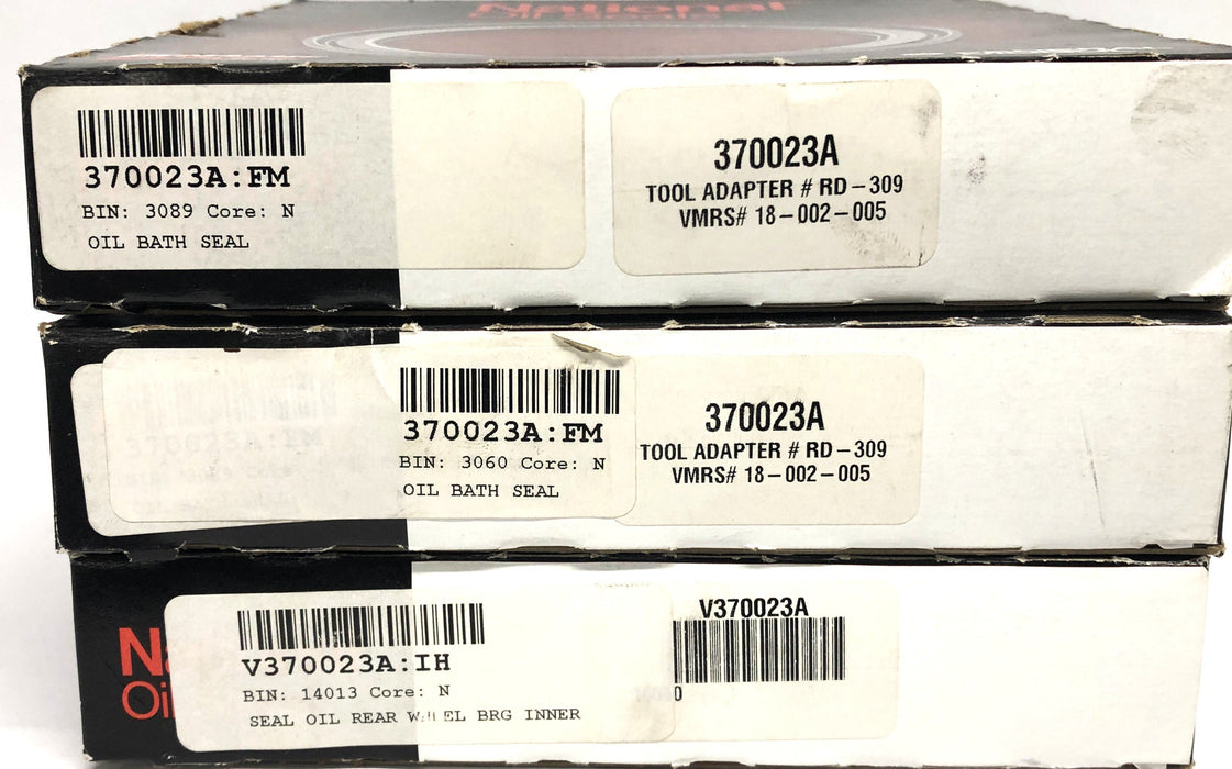 Federal Mogul National Oil Seal 370023A [Lot of 3] NOS