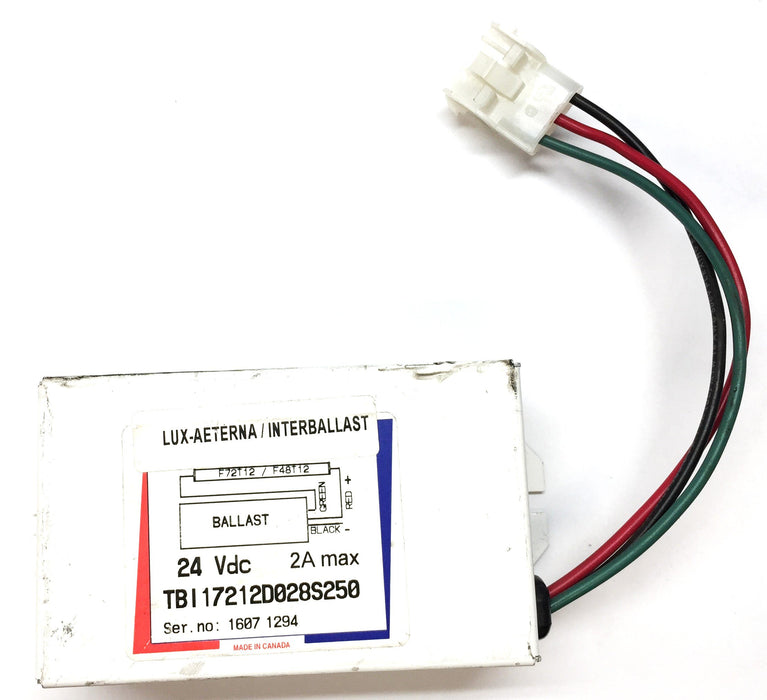 Lux-Aeterna 24VDC 2A Max Ballast TBI 17212D028S250 NOS