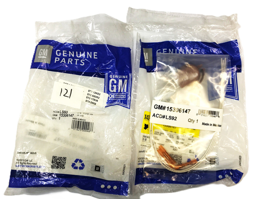 GM OEM Turn Signal Socket Harness 15306147 [Lot of 2] NOS
