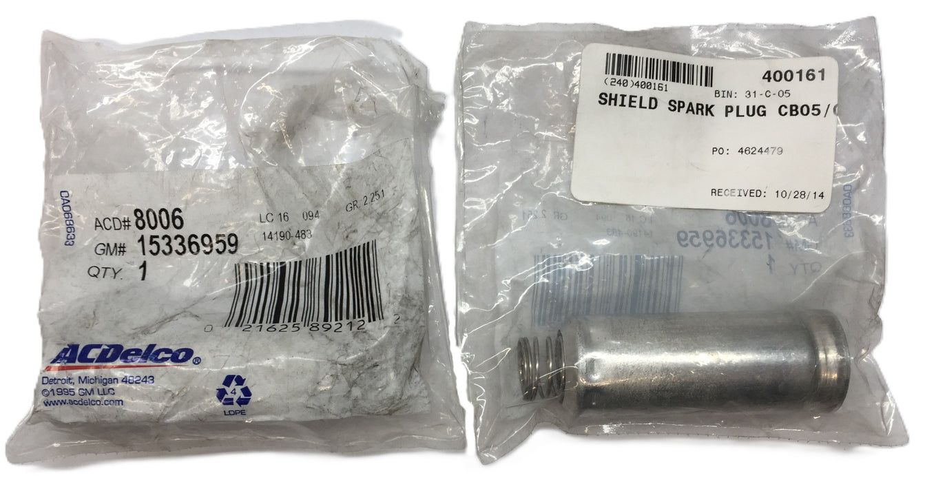 ACDelco/GM Spark Plug Shield 8006 [Lot of 2] (15336959) NOS