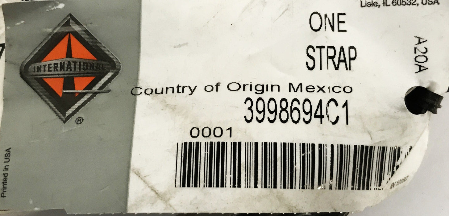International Muffler Support Strap 3998694C1 NOS