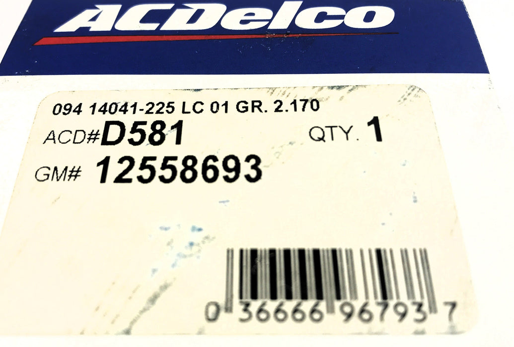 ACDelco Ignition Coil D581 (12558693) NOS