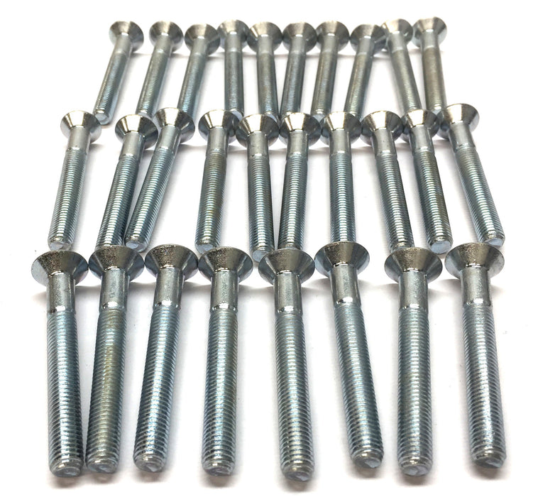 U-Lift 1/4"-28 x 2" Flat Head Stainless Steel Bolt [Lot of 28] NOS