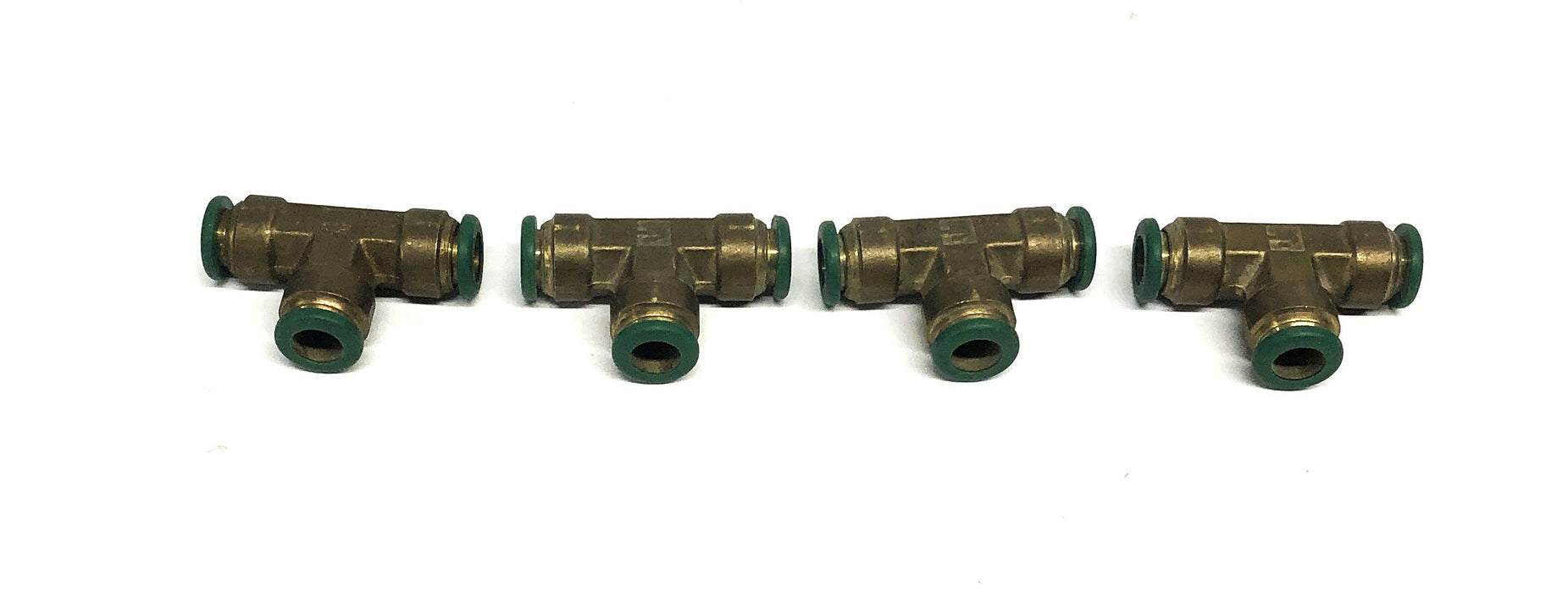 Parker Brass Push-to-Connect Union Tee Fitting 3/8 [Lot of 4]