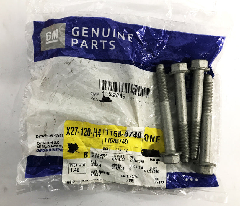 GM Belt Tensioner Bolt 11588749 [Lot of 4] NOS