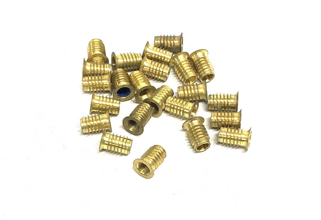 Unbranded Brass Quiver Inserts 1/4-20 [Lot of 20] NOS