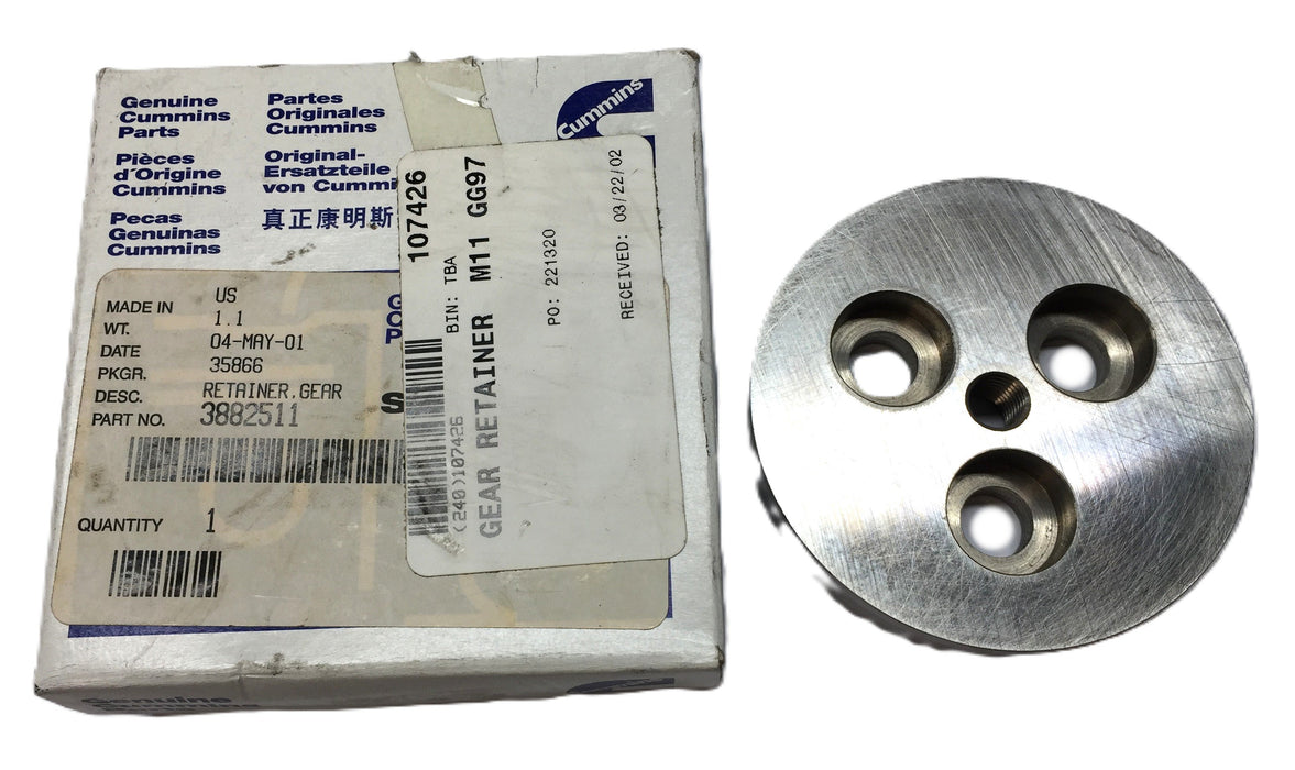 Cummins Gear Retainer 3882511 NOS