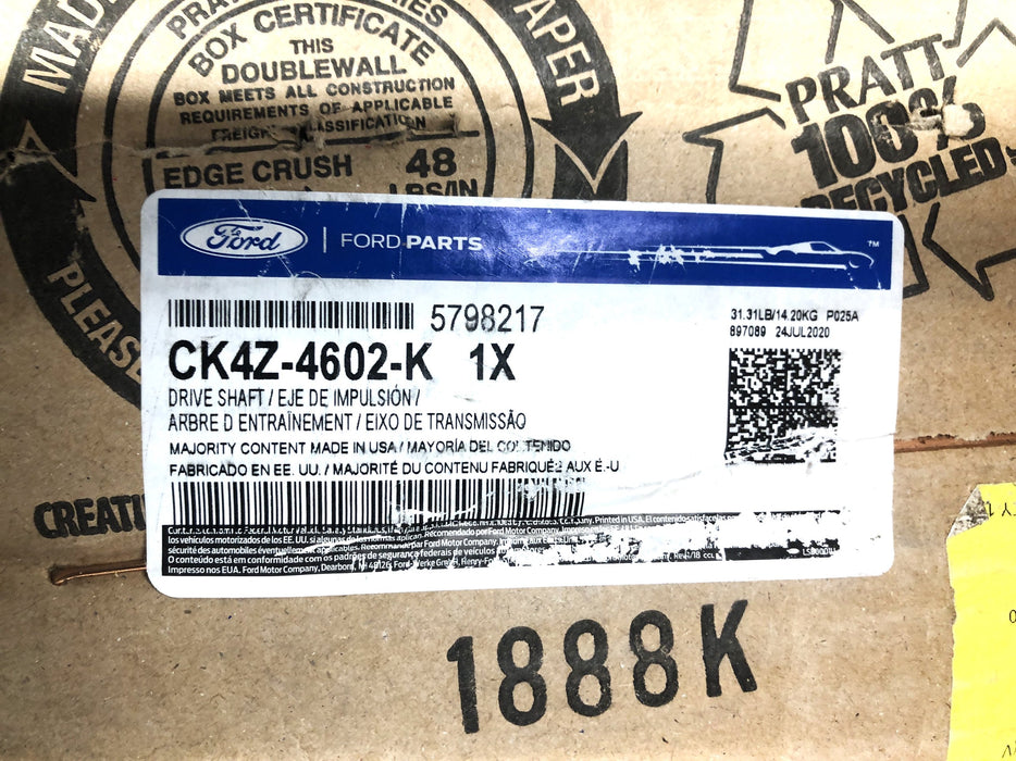 Ford Drive Shaft Assembly CK4Z-4602-K NOS