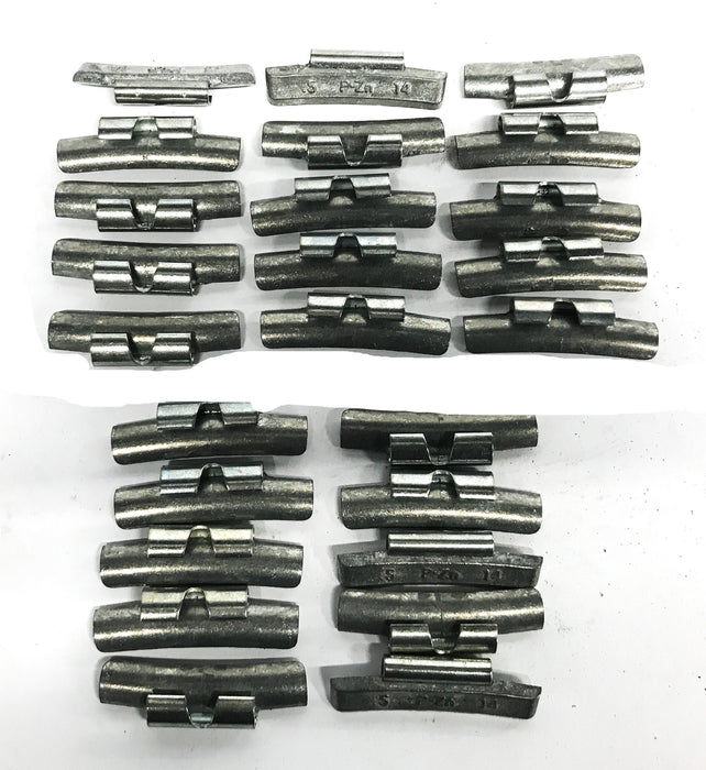Tech Tire Repairs Non-lead Wheel Weights P050ZU [Lot of 100] NOS