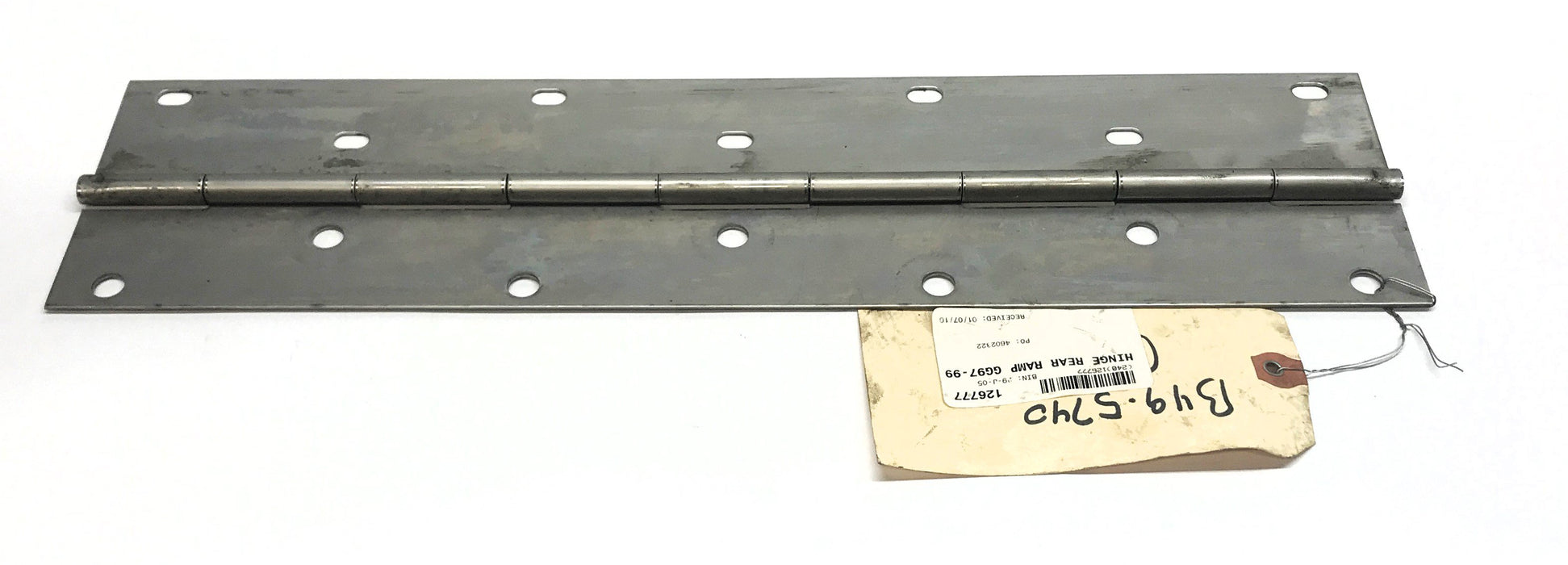 Unbranded Approx 17-7/16 x 4-13/16" Rear Ramp Piano Hinge USED