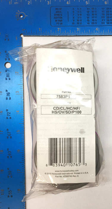 Honeywell Cartridge Respirator Pack 7583P100L (2pcs) [Lot of 3] NOS