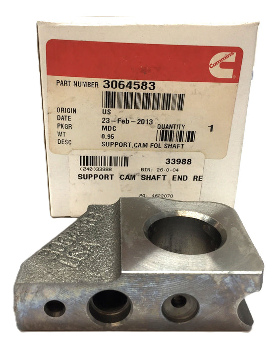 Cummins Cam Follower Shaft Support 3064583 NOS