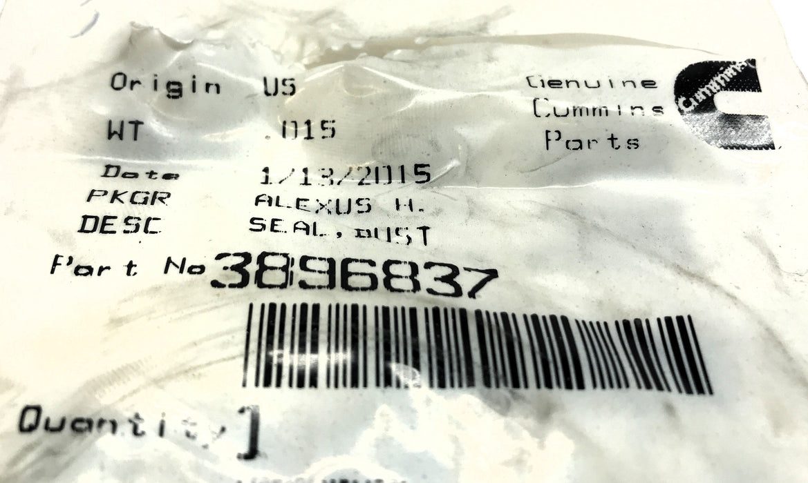 Cummins Dust Seal 3896837 NOS