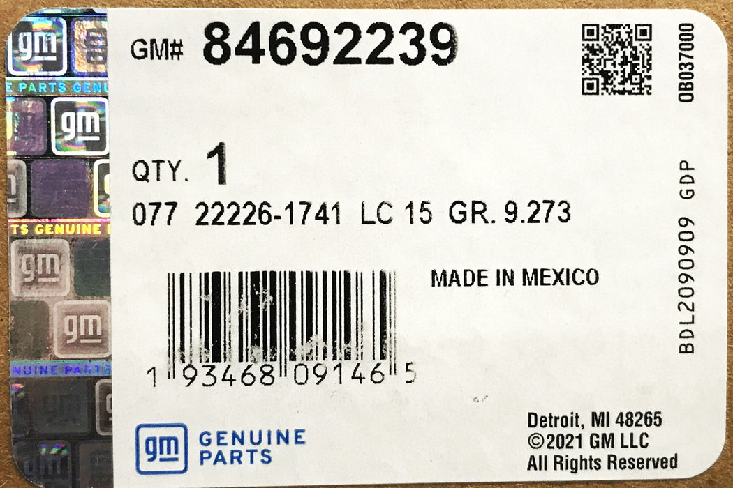 GM "GMC" Black Emblem Set 84395038 NOS