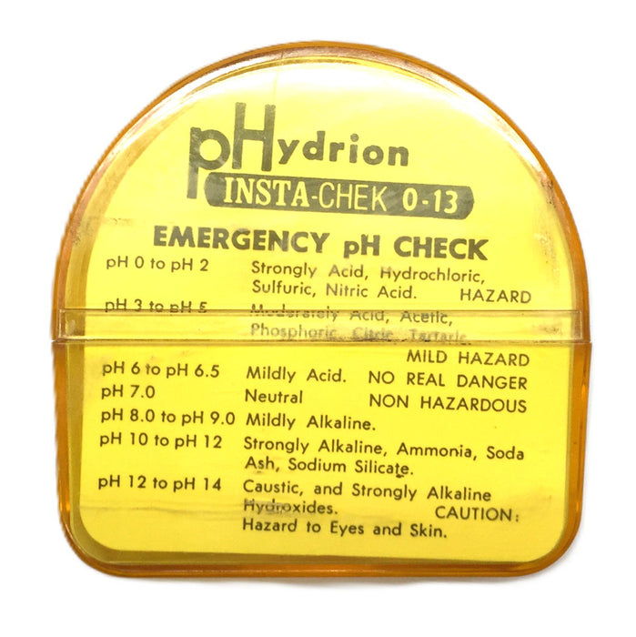 pHydrion Insta-Chek 0-13 Jumbo pH Test Paper Refill JR-113 NOS