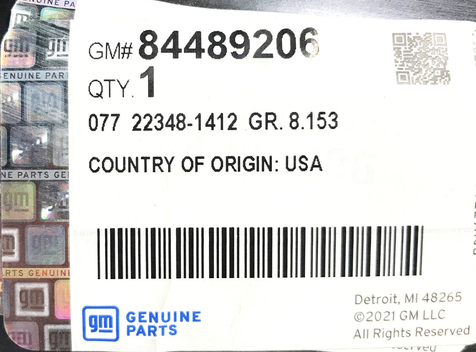 GM Side Wheel Housing 8449206 NOS