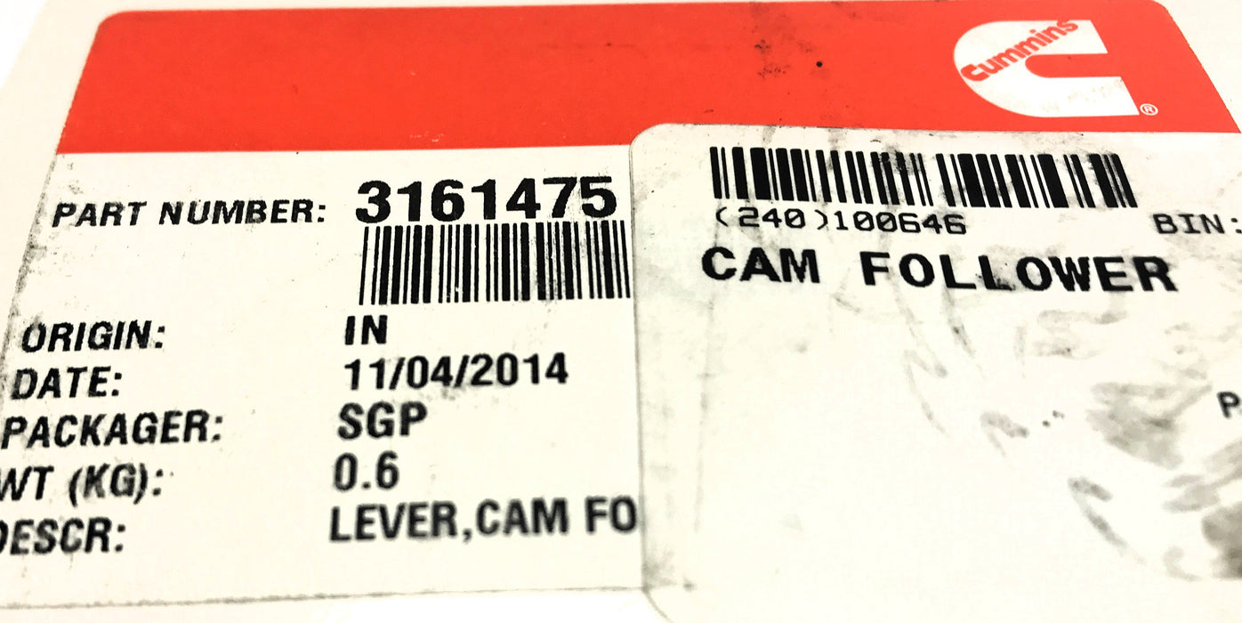 Cummins Cam Follower Lever 3821160 (3161475) NOS