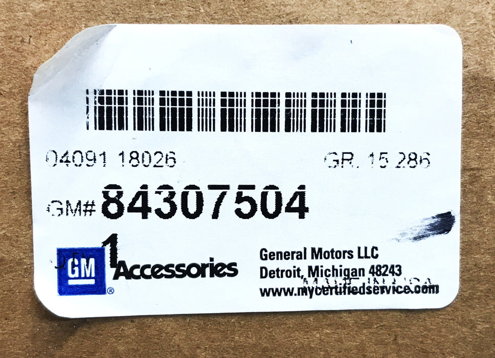 GM Rear Floor Carpet Liner 84307504 NOS