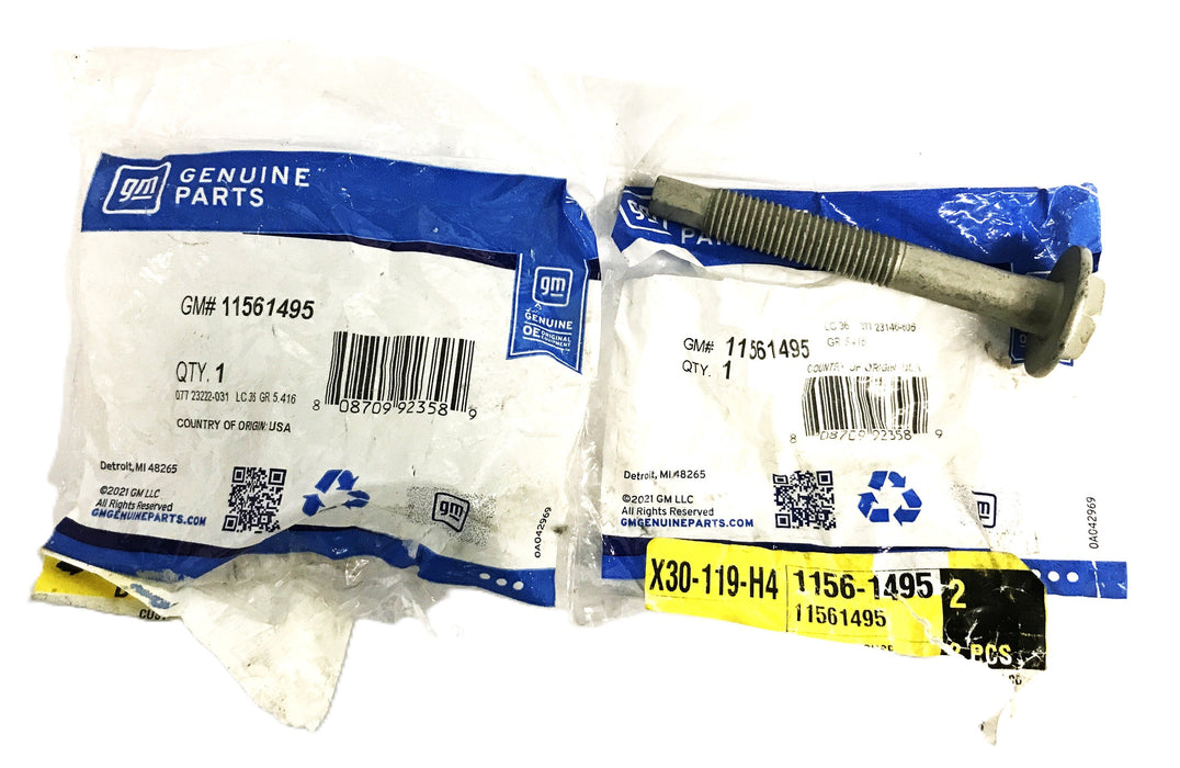 GM Rear Axel Suspension Adjust Link Bolt 11561495 [Lot of 2] NOS