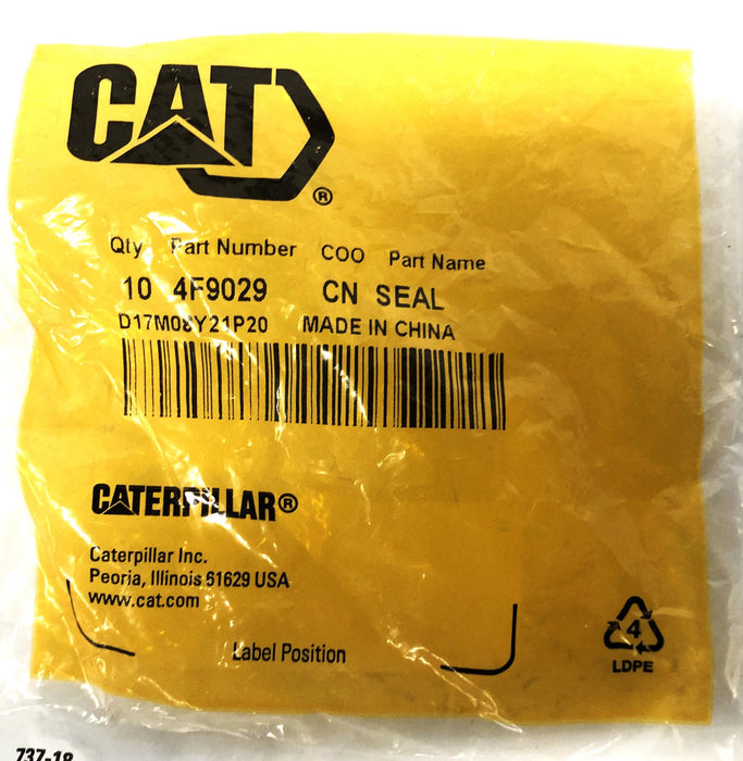 CAT/Caterpillar O-Ring 4F-9029 [Lot of 5] NOS