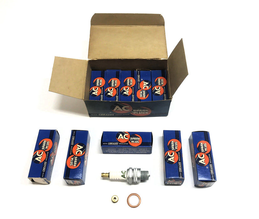 AC Box of (10) Spark Plug 46L-M (LM46) (5569586) NOS