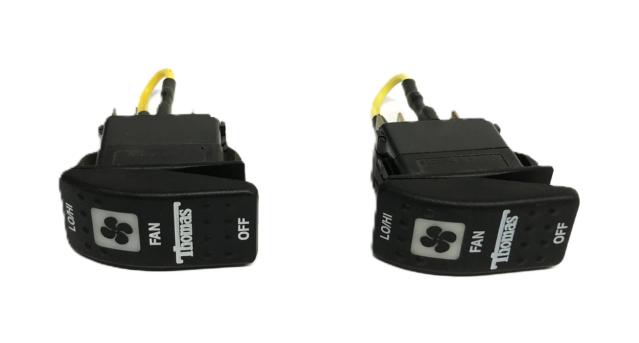 Thomas/Carling HI/LOW/OFF Fan Switch 52003133 [Lot of 2] NOS