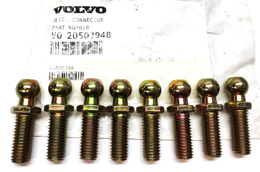 Volvo Hood Tilt Shock Stud Connector VO 20502948 [Lot of 8] NOS