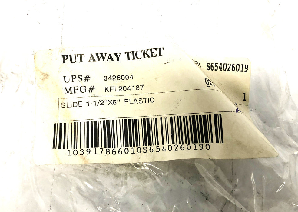 Unbranded Forklift Sideshift Upper Wear Bearing Strip KFL204187 [Lot of 2] NOS