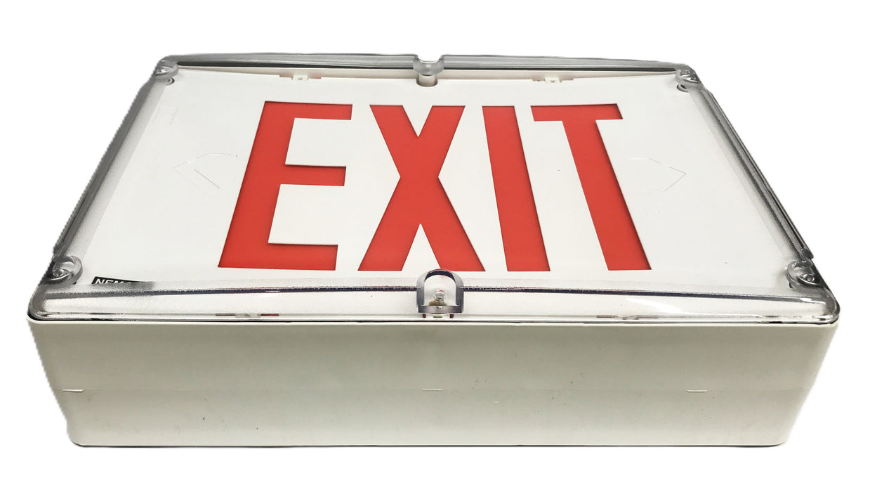Thomas & Betts Emergi-Lite LED Exit Sign WWSVX1R-4X-DC NOS