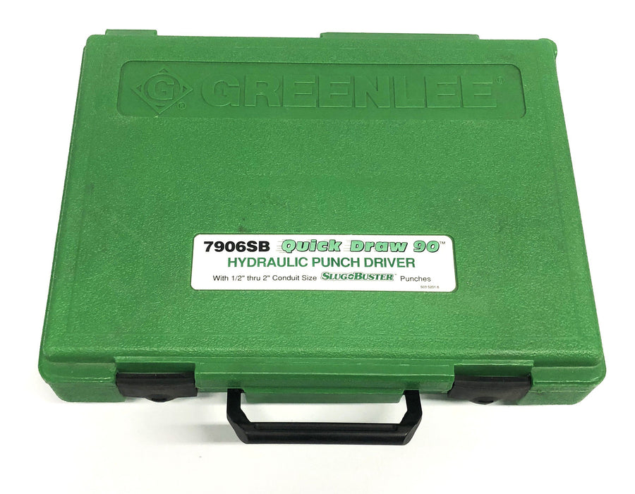 Greenlee 1/2-2 Inch Quick Draw 90 Hydraulic Punch Driver 7906SB USED