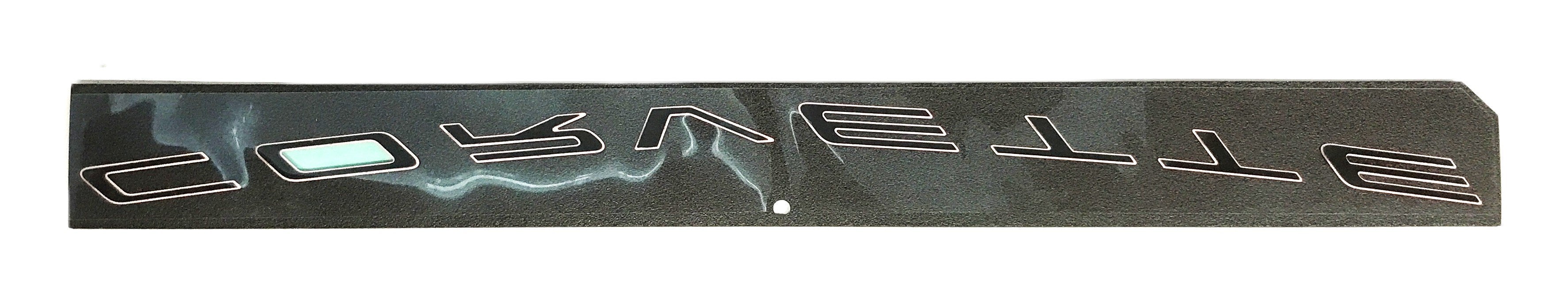 GM Rear Red "Corvette" Emblem with Template 84313983 NOS
