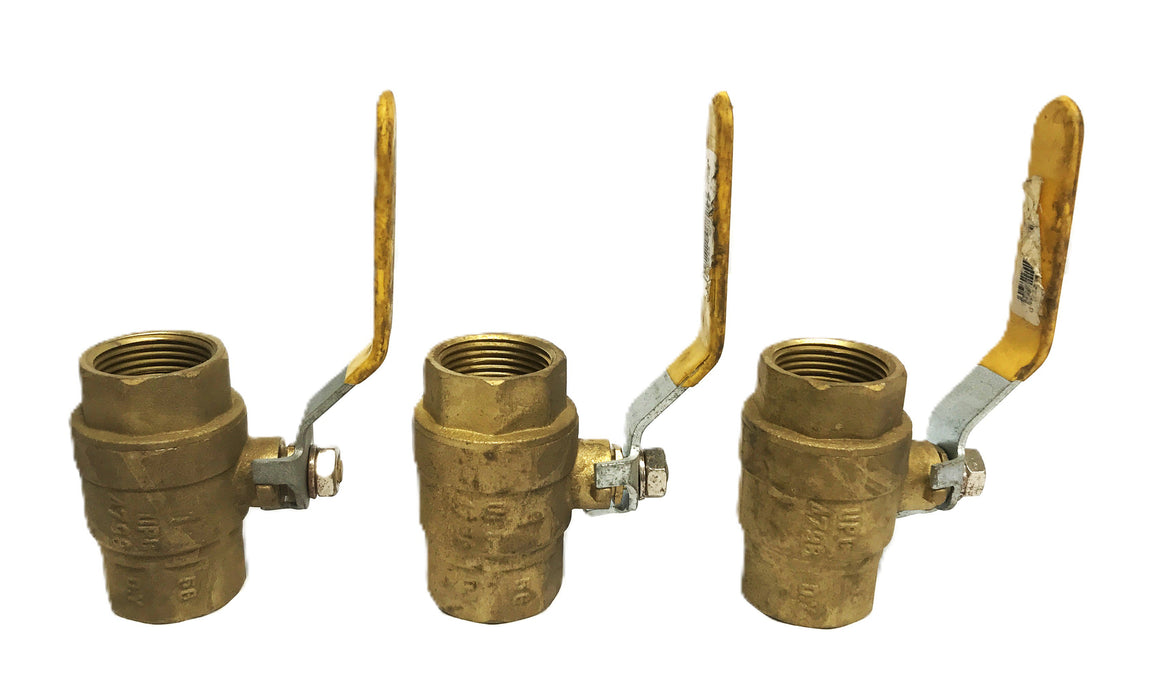 Mueller 1 inch Ball Valve 107-825 [Lot of 3] NOS