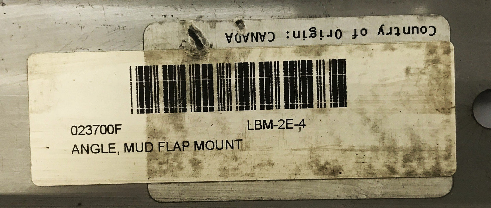 New Flyer Mud Flap Mount Angle 023700 [Lot of 2] NOS