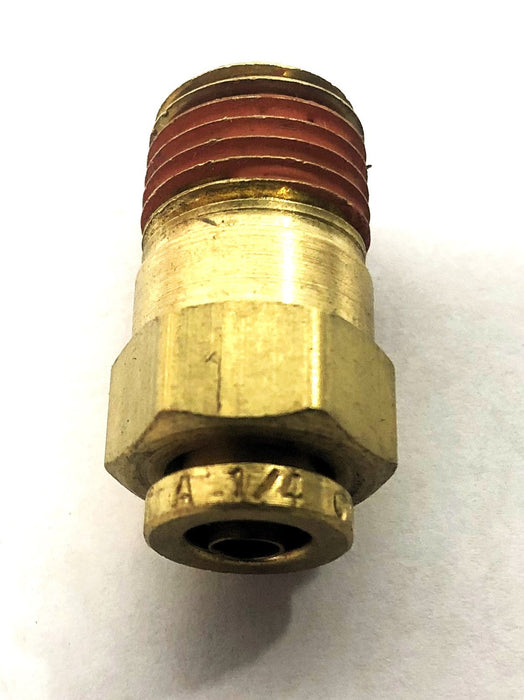 Alkon DOT A Brass Fitting 1/4 Inch OD [Lot of 5] NOS