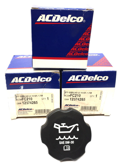 ACDelco Oil Cap FC210 (12574265) [Lot of 3] NOS