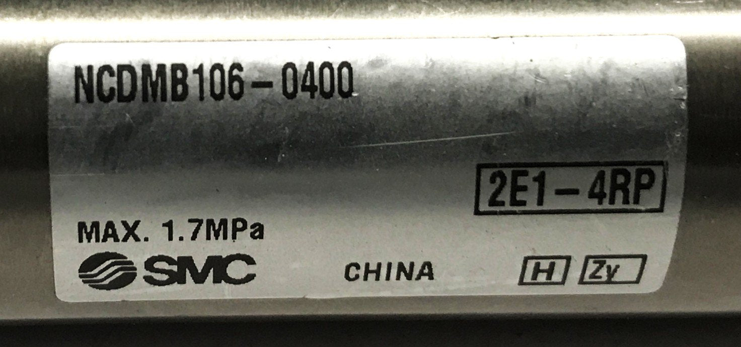 SMC Pneumatic Cylinder NCDMB106-0400 NOS