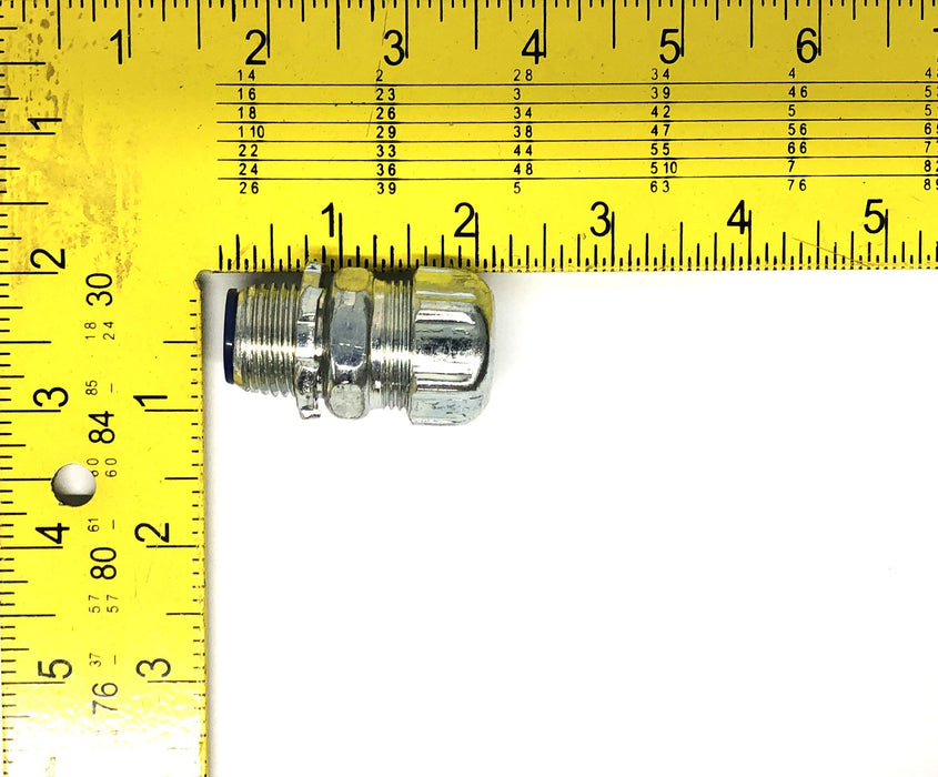 Thomas Betts 3/8 Inch Metallic Zinc Electroplate Connector 5331 [Lot of 5] NOS