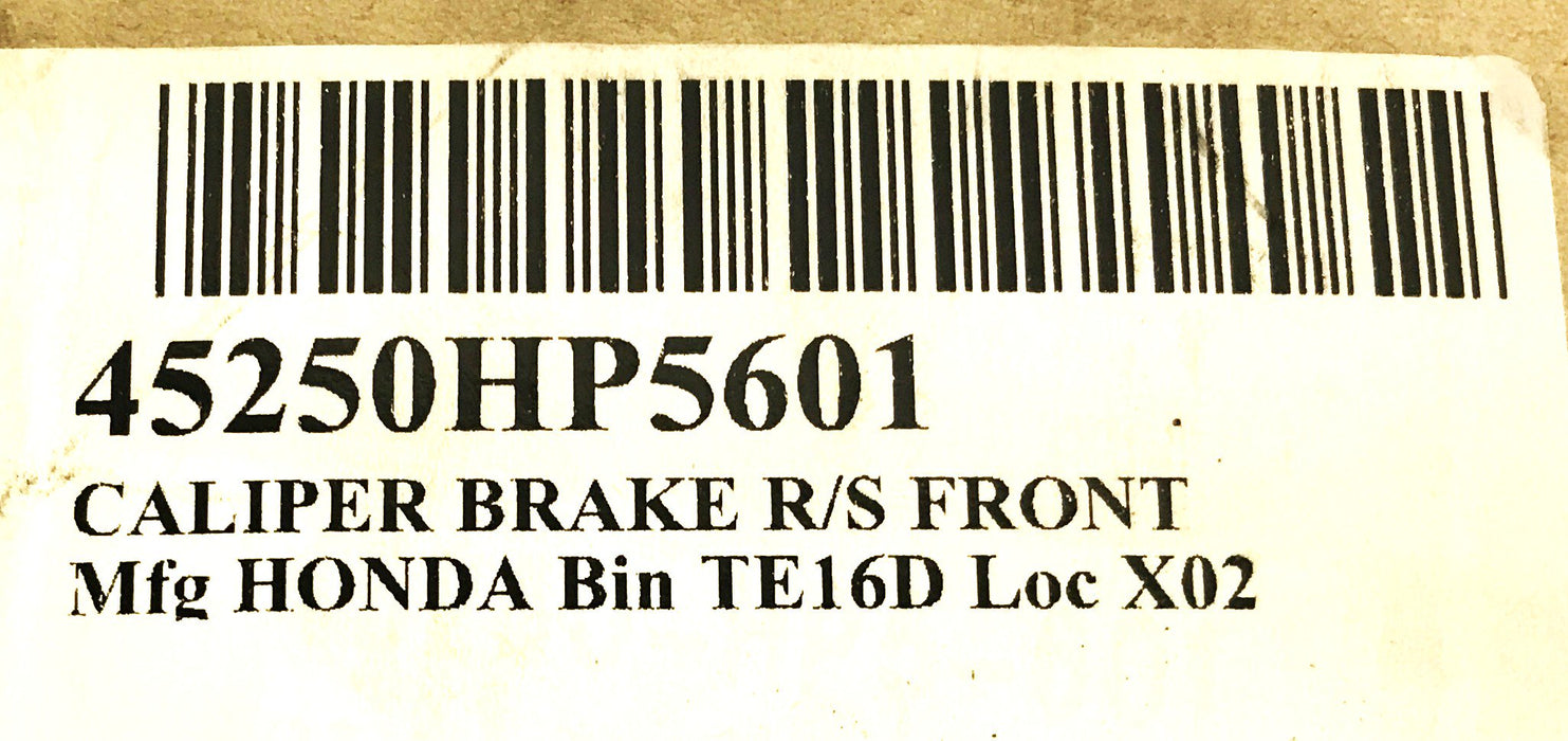 Honda Right Front Brake Caliper 45250HP5601 NOS