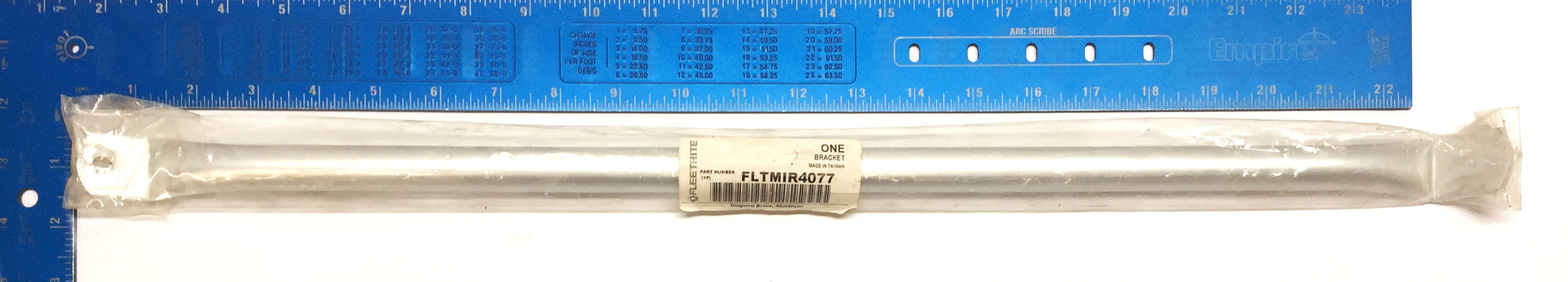Fleetrite Aluminum Diagonal Brace Bracket FLTMIR4077 NOS