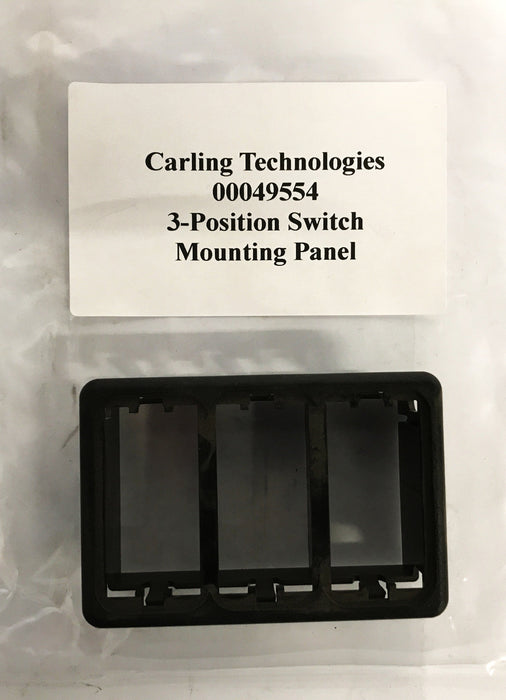 Carling Technologies 3-Position Switch Mounting Panel 00049554 [Lot of 4] NOS