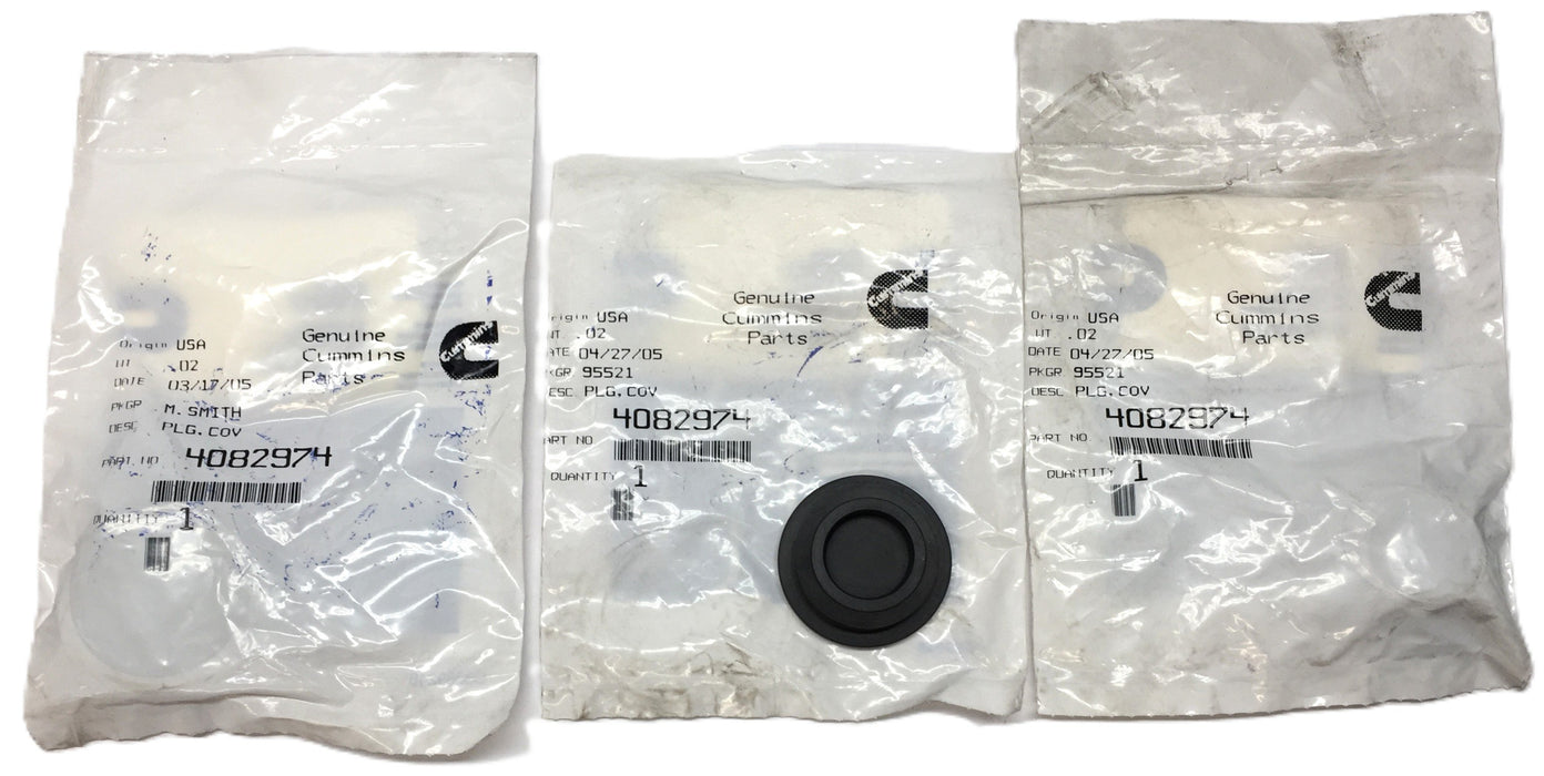 Cummins Cover Plug 4082974 [Lot of 3] NOS