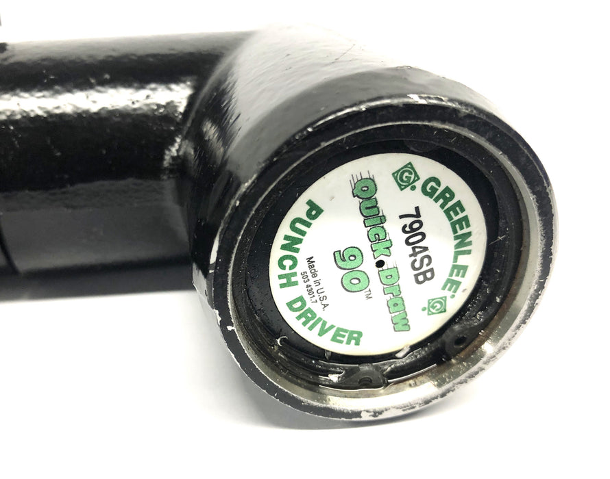 Greenlee 1/2-2 Inch Quick Draw 90 Hydraulic Punch Driver 7906SB USED