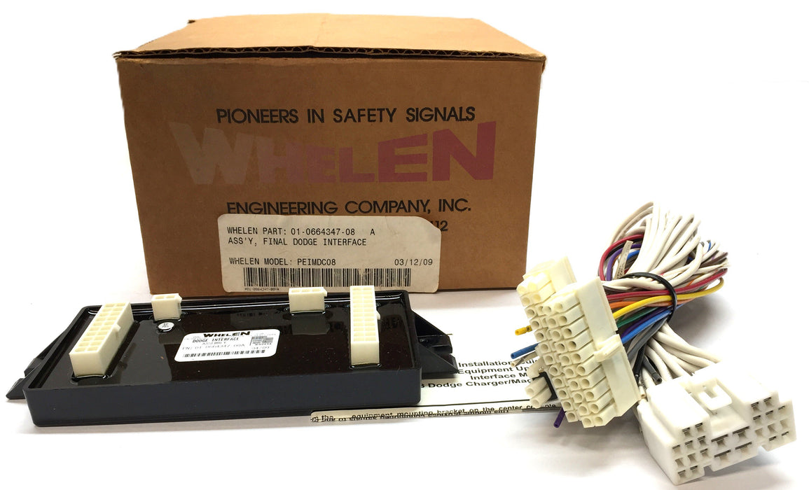 Whelen Dodge PEIMDC08 Interface Module 01-0664347-08A NOS - GTS SPECIAL