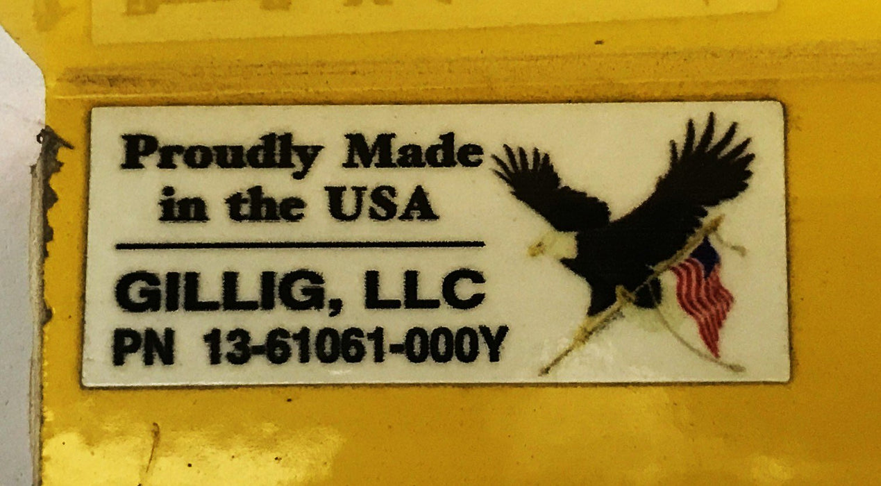 Gillig Yellow LED Step Lamp Assembly 13-60061-000Y NOS