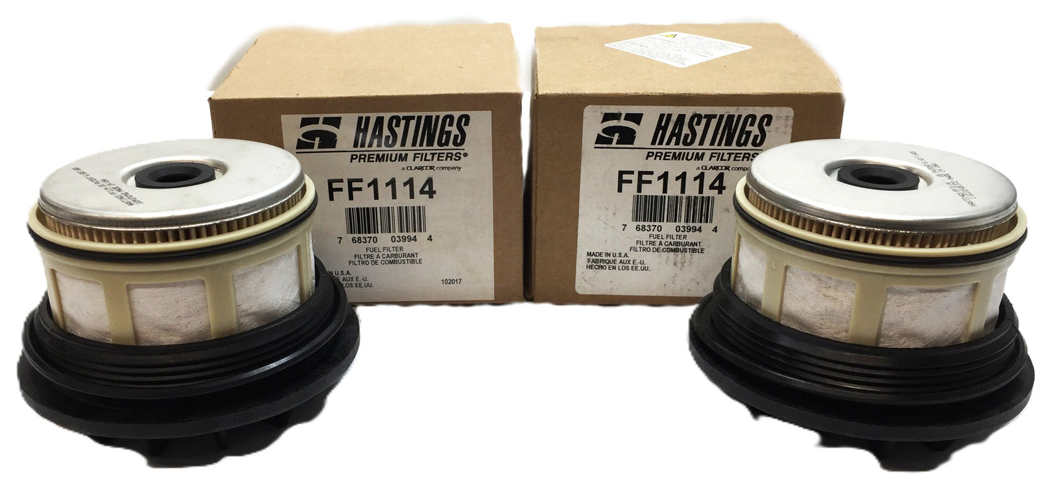 Hastings Premium Fuel Filter FF1114 [Lot of 2] NOS
