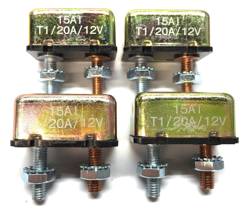 Haldex 20 Amp SAE-Snap In Circuit Breaker BE22320 [Lot of 4] NOS