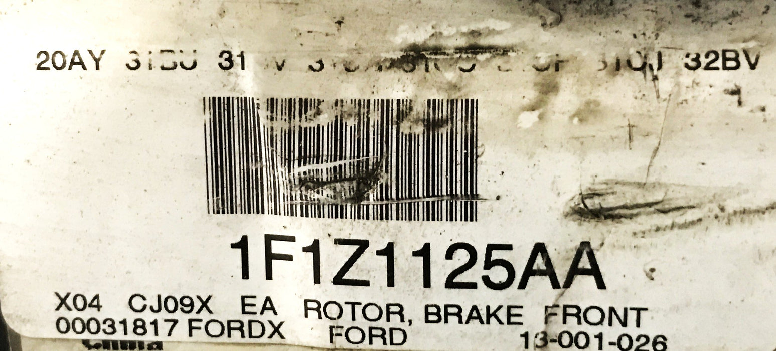 Centric Ford Front Brake Rotor 1F1Z-1125-AA NOS