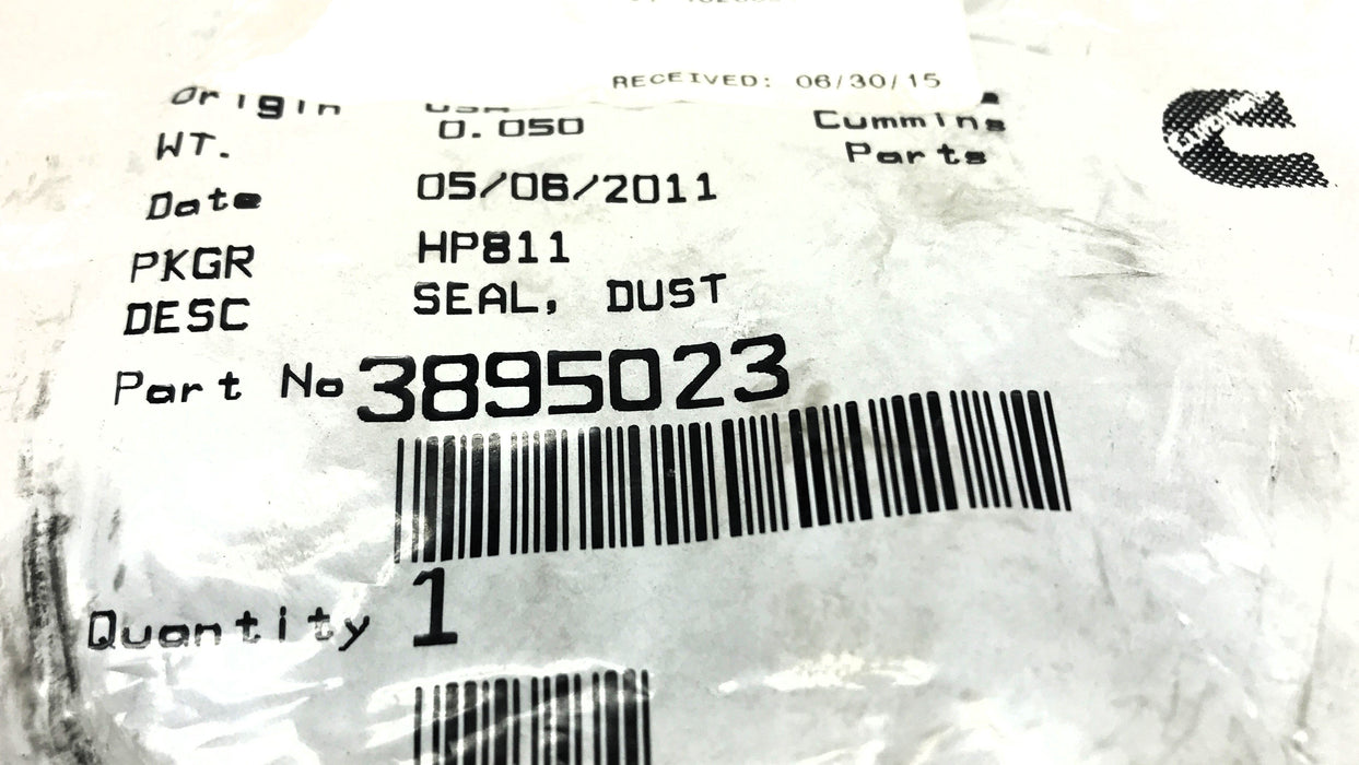 Cummins Dust Seal 3895023 [Lot of 2] NOS