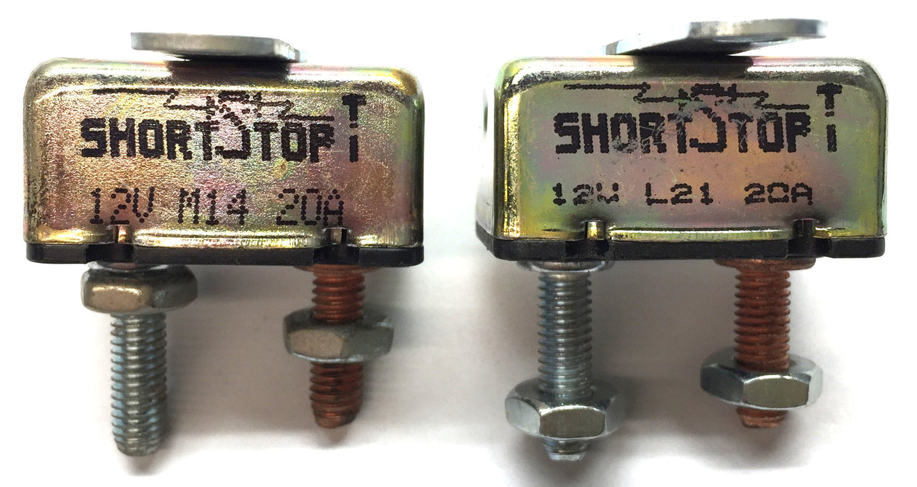 Carquest Shortstop 20A Circuit Breaker BR20 [Lot of 2] NOS