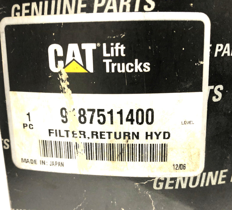 CAT Lift Trucks Hydraulic Filter 9187511400 NOS